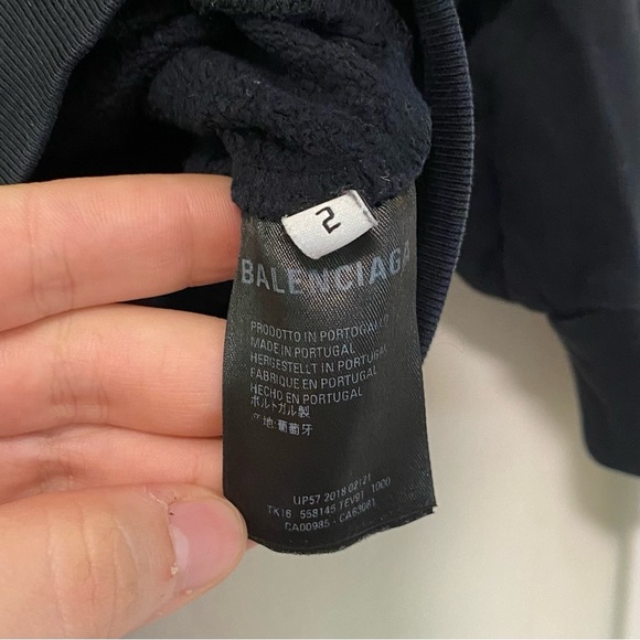 BALENCIAGA Kida Gas Gauge Logo Sweatshirt - Picture 5 of 5